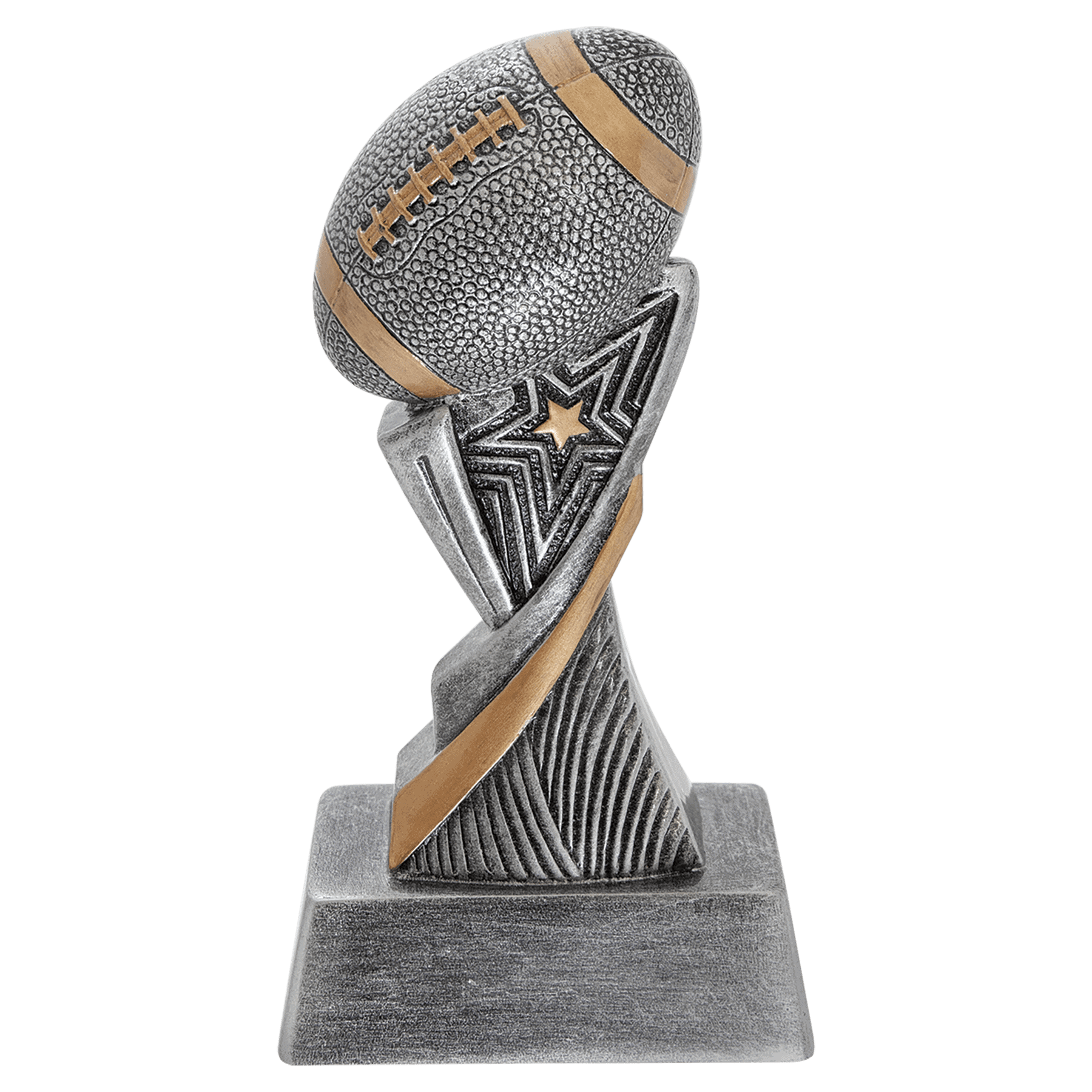 6" Football Aspire Resin