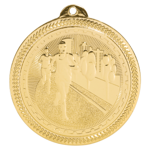 2" Cross Country Laserable BriteLazer Medal