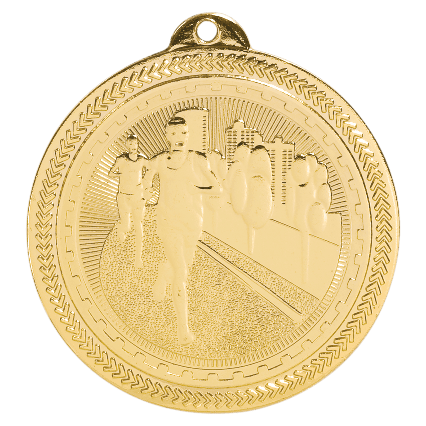 2" Cross Country Laserable BriteLazer Medal