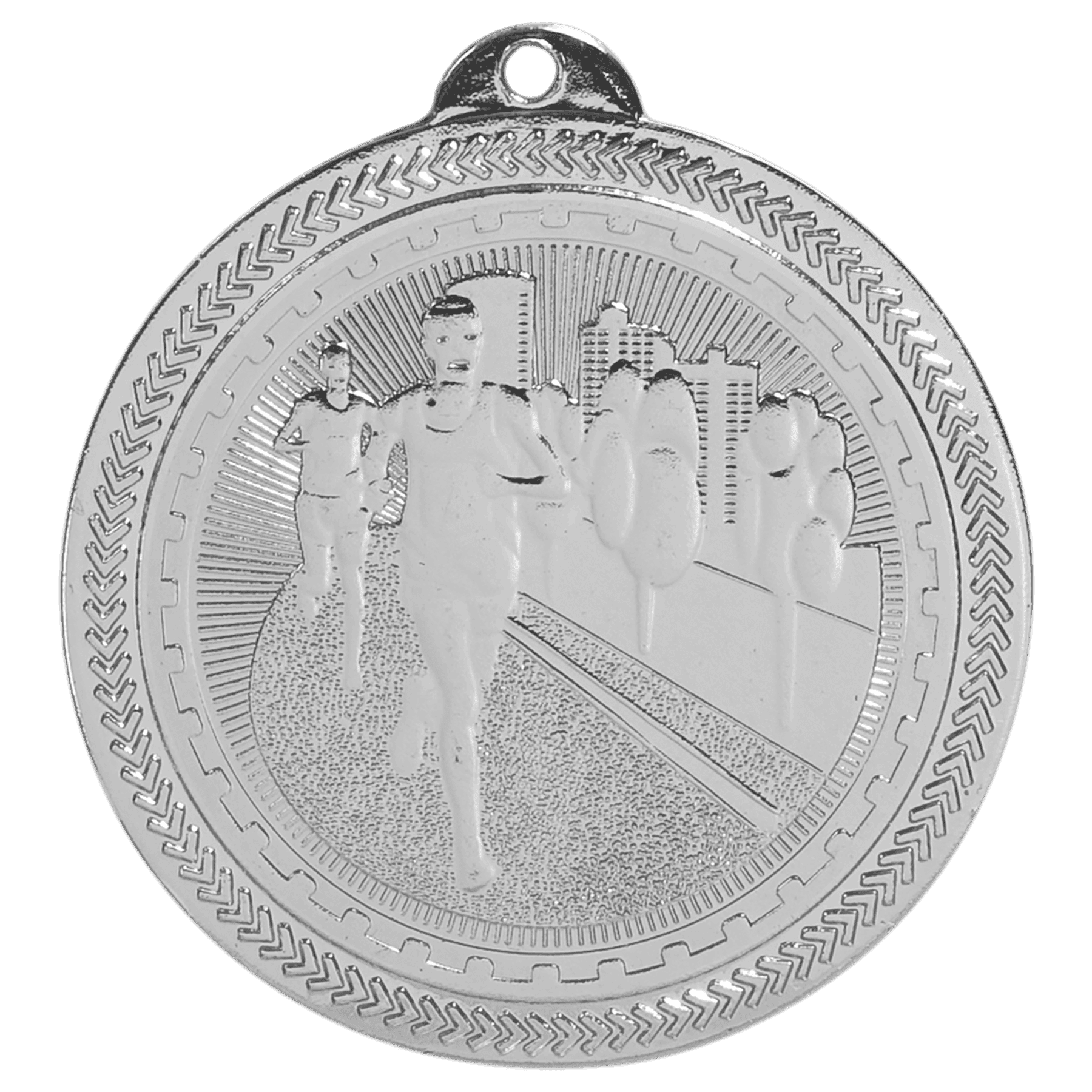 2" Cross Country Laserable BriteLazer Medal