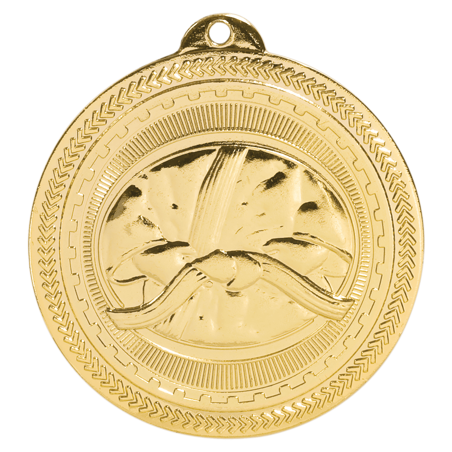 2" Martial Arts Laserable BriteLazer Medal