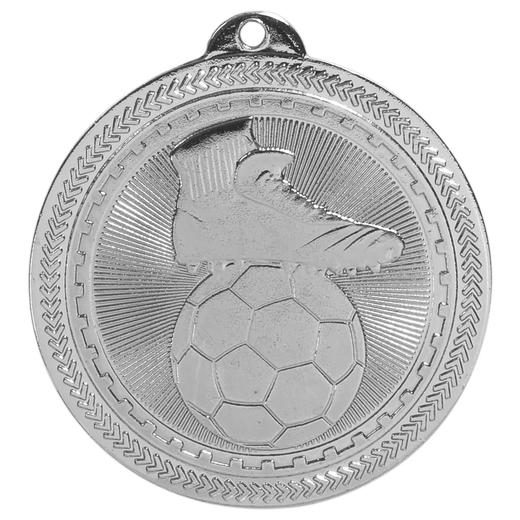 2" Soccer Laserable BriteLazer Medal
