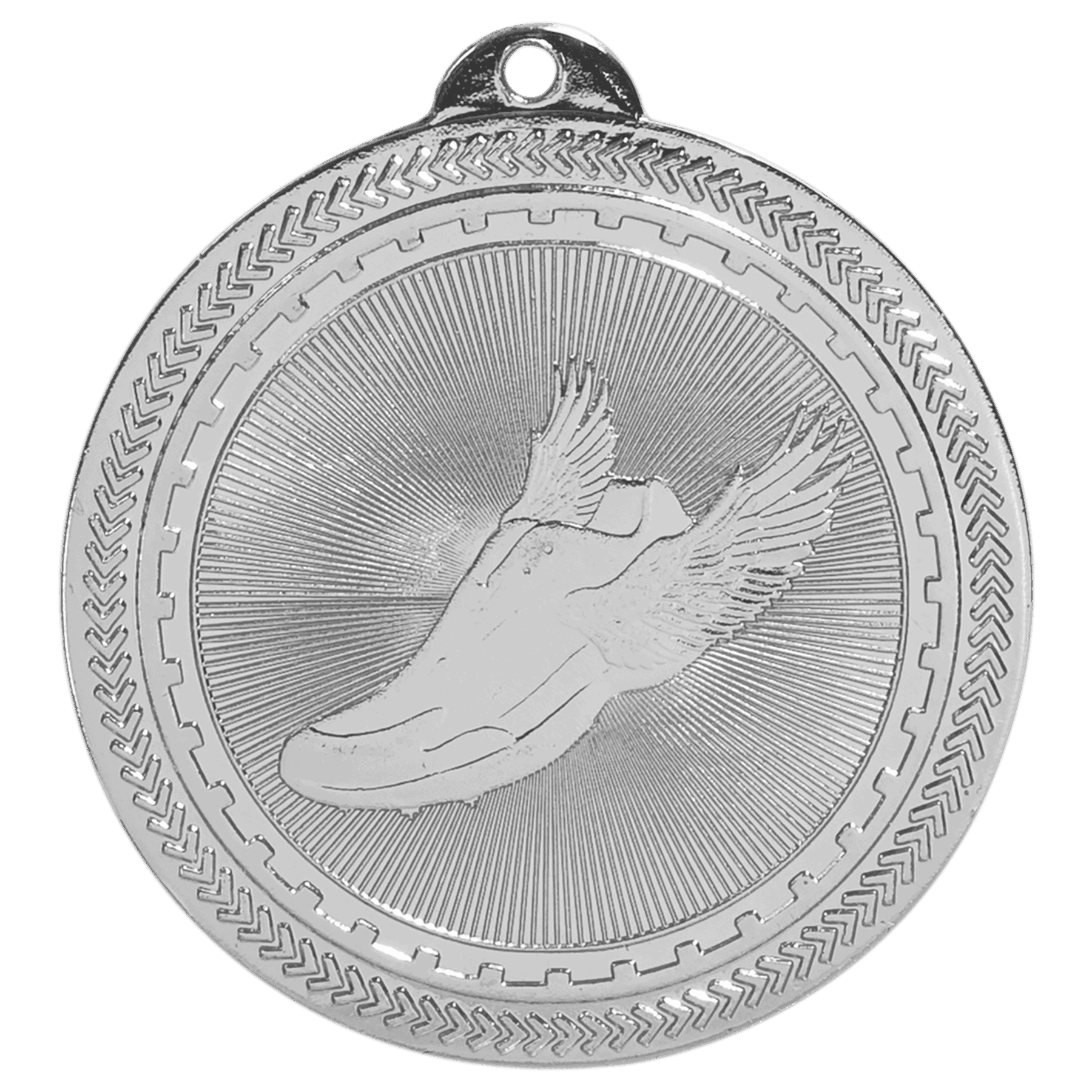 2" Track Laserable BriteLazer Medal