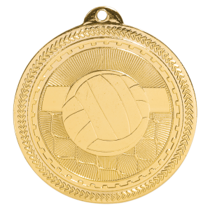 2" Volleyball Laserable BriteLazer Medal