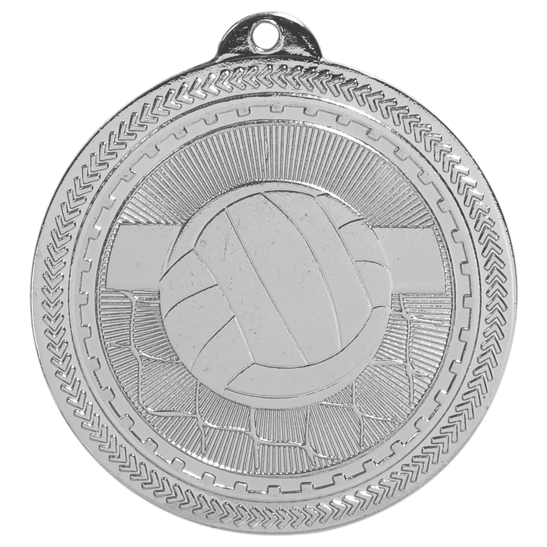 2" Volleyball Laserable BriteLazer Medal