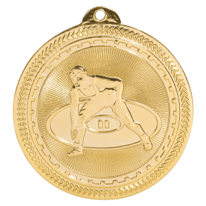 2" Wrestling Laserable BriteLazer Medal