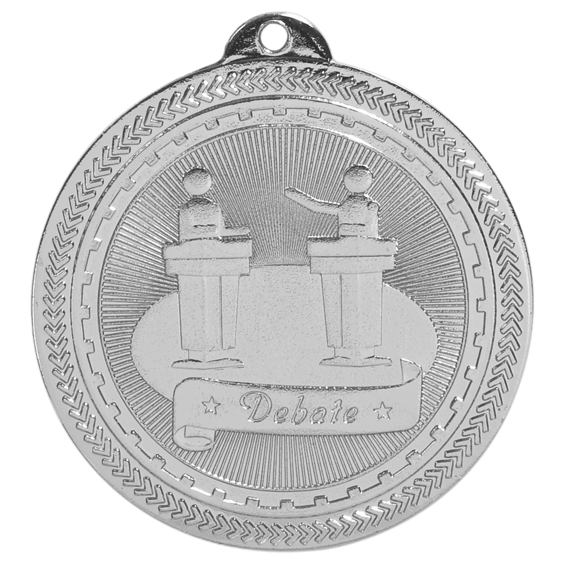 2" Debate Laserable BriteLazer Medal