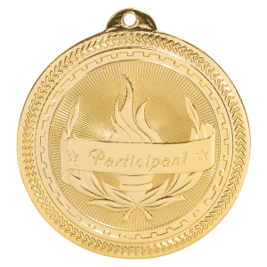 2" Participant Laserable BriteLazer Medal