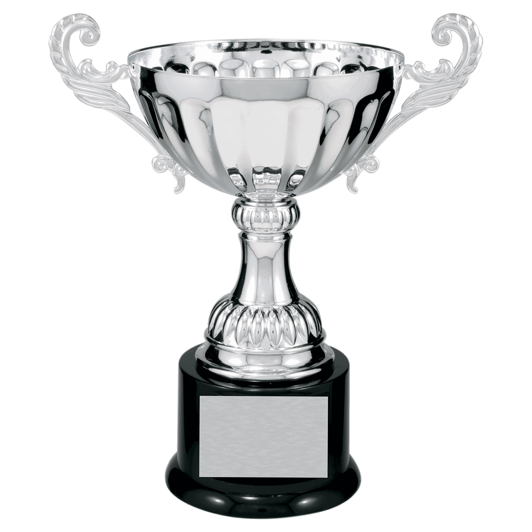 9 3/4" Completed Metal Cup Trophy on Plastic Base