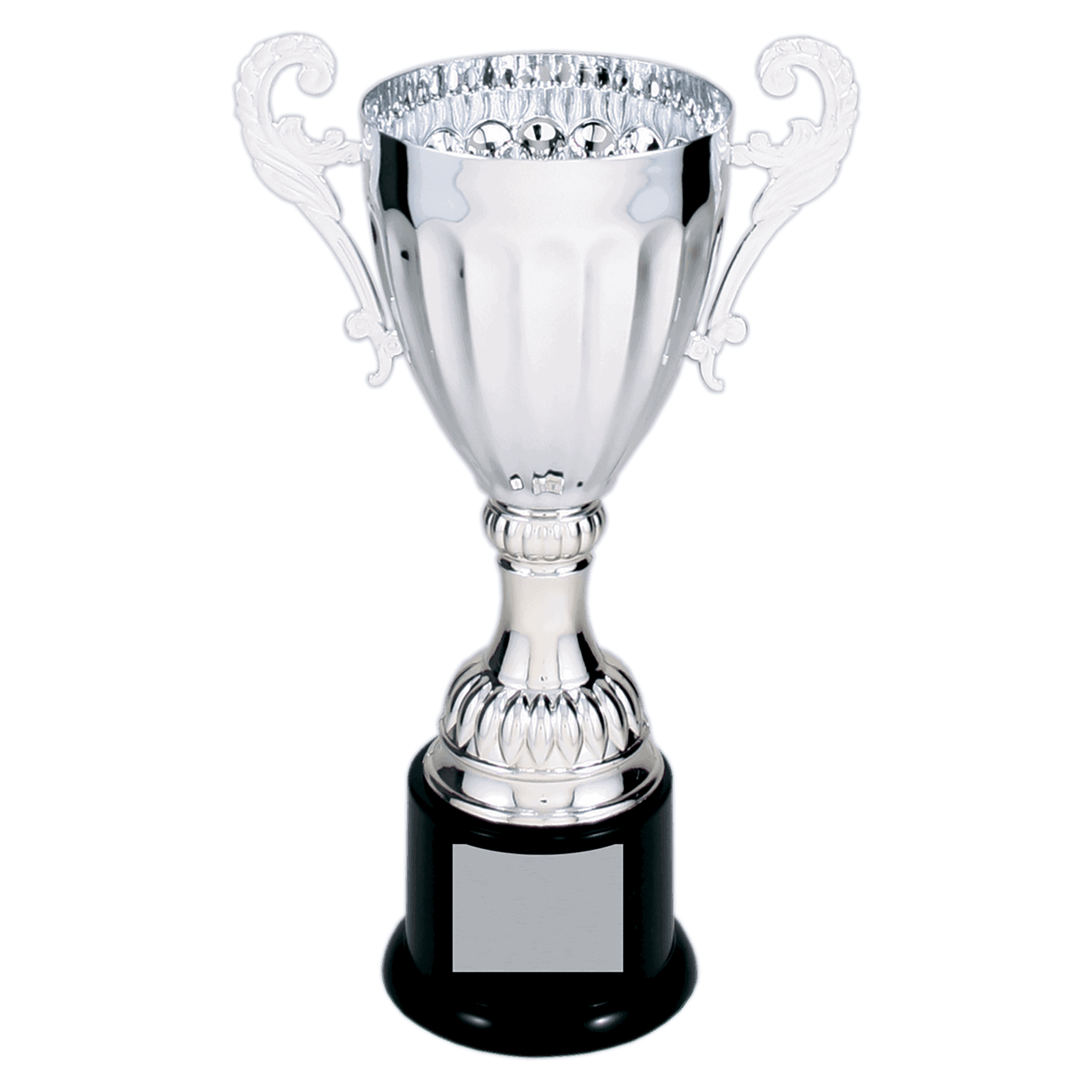 8 3/4" Completed Metal Cup Trophy on Plastic Base
