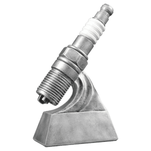 8" Spark Plug Car Show Resin