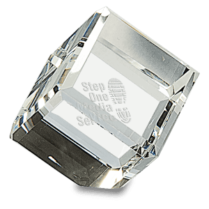 2" x 2" Crystal Cube