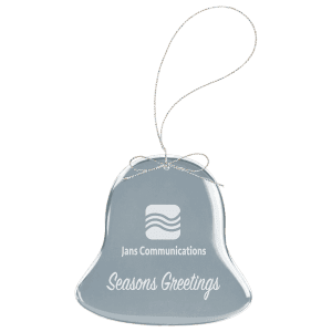 2 3/4" Crystal Bell Ornament
