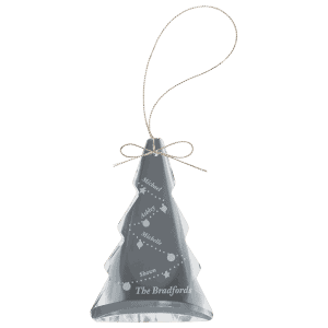 3" Crystal Tree Ornament