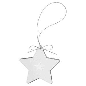 3" Crystal Star Ornament