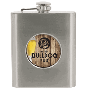 Stainless Steel 6 oz. Flask with 2" Insert
