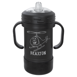 Polar Camel 10 oz. Black Sippy Cup