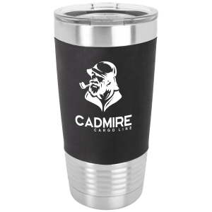 Polar Camel 20 oz. Tumbler with Silicone Grip and Clear Lid