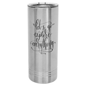 Polar Camel 22 oz. Skinny Tumbler with Slider Lid