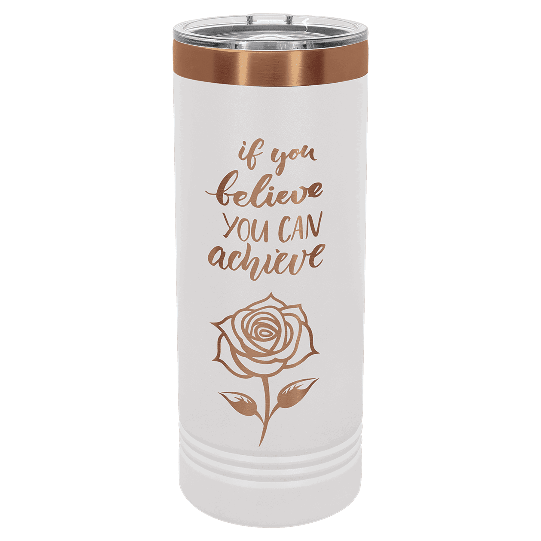 Polar Camel 22 oz. /Rose Gold Skinny Tumbler