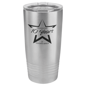 Polar Camel 20 oz. Ringneck Tumbler with Logo Lid