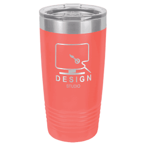 Polar Camel 20 oz. Coral Ringneck Tumbler with Logo Lid