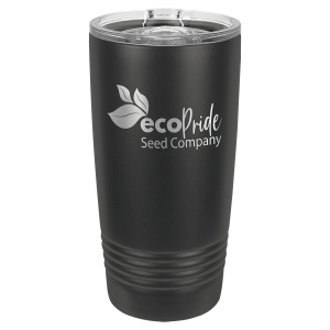 Polar Camel 20 oz. Full Black Ringneck Tumbler with Slider Lid