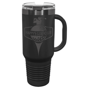 Polar Camel 40 oz. /Ghost Travel Mug with Handle & Straw