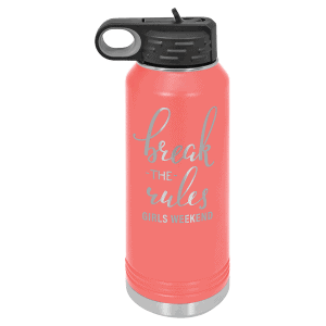 Polar Camel 32 oz. Coral Water Bottle