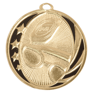 2" Swimming Laserable MidNite Star Medal