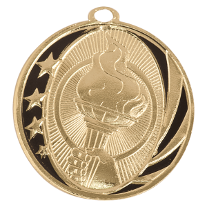 2" Torch Laserable MidNite Star Medal
