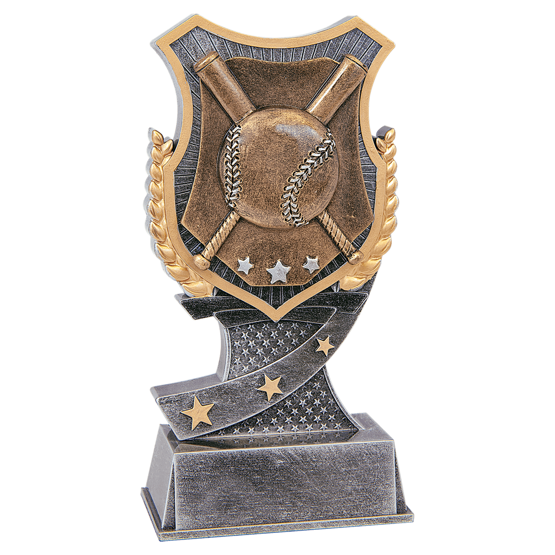 6" Baseball / Softball Shield Award