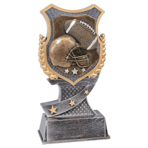 6" Football Shield Award