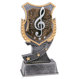 6" Music Shield Award