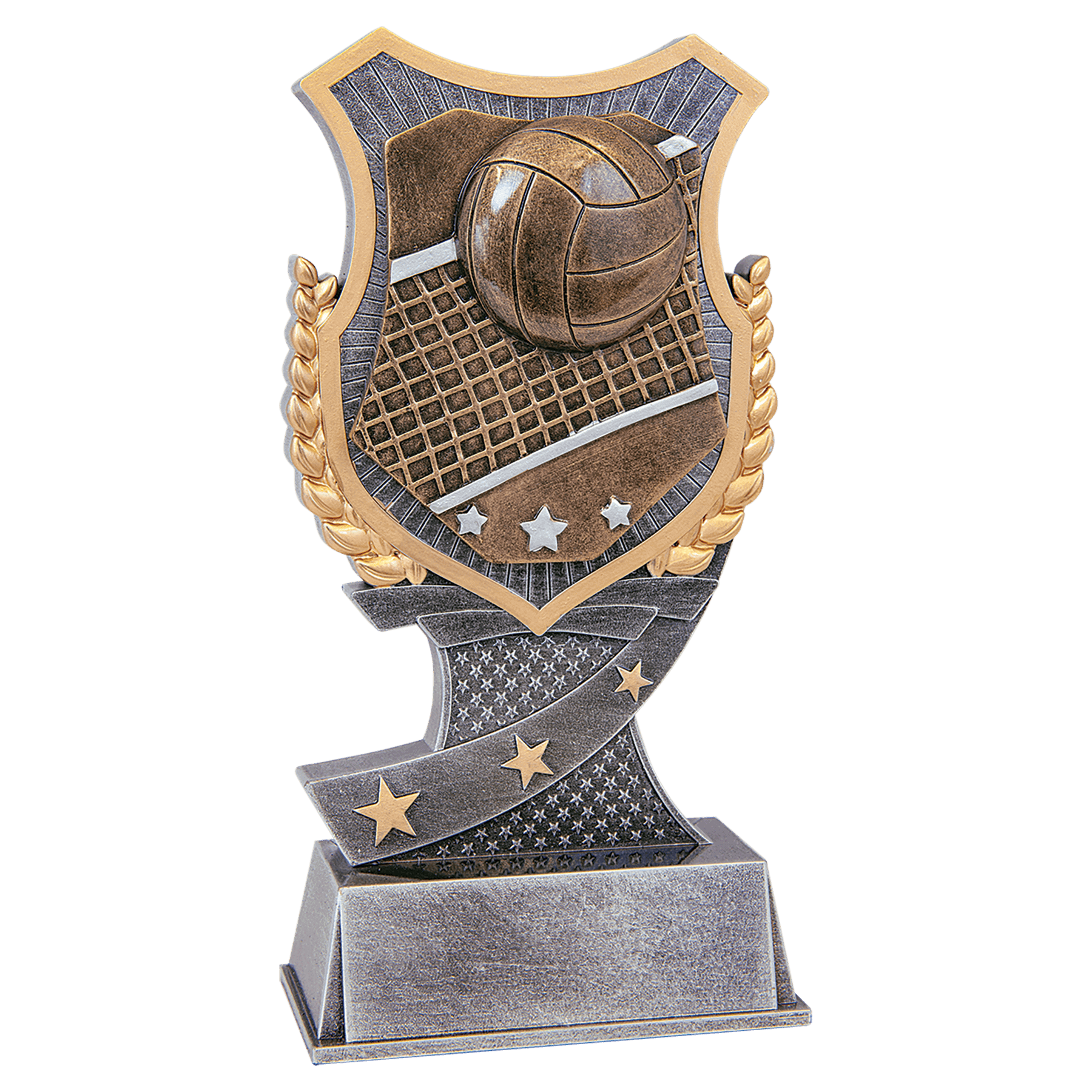 7" Volleyball Shield Award