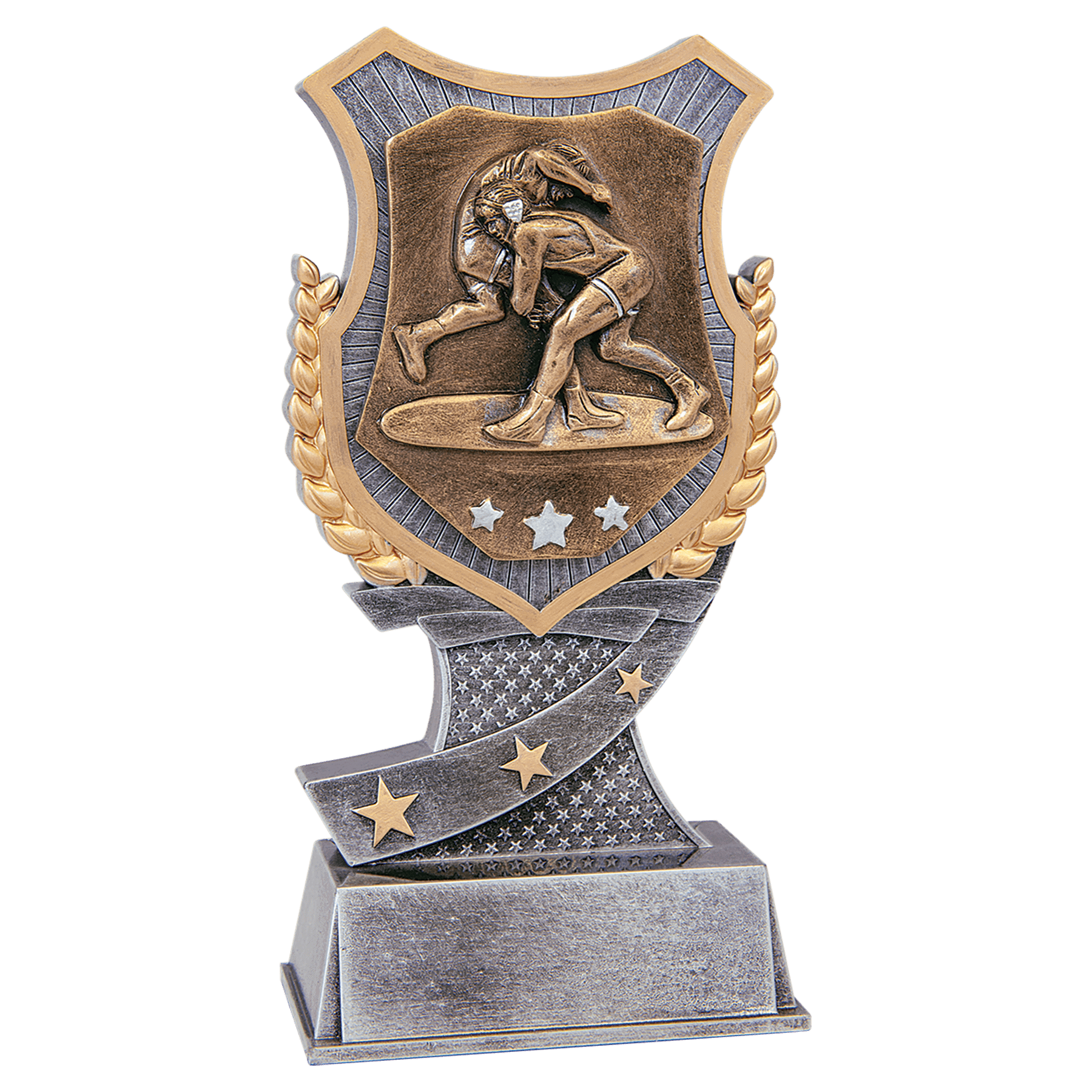 7" Wrestling Shield Award