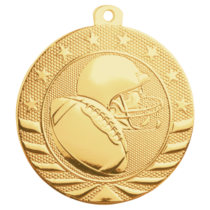 2" Football Starbrite Medal