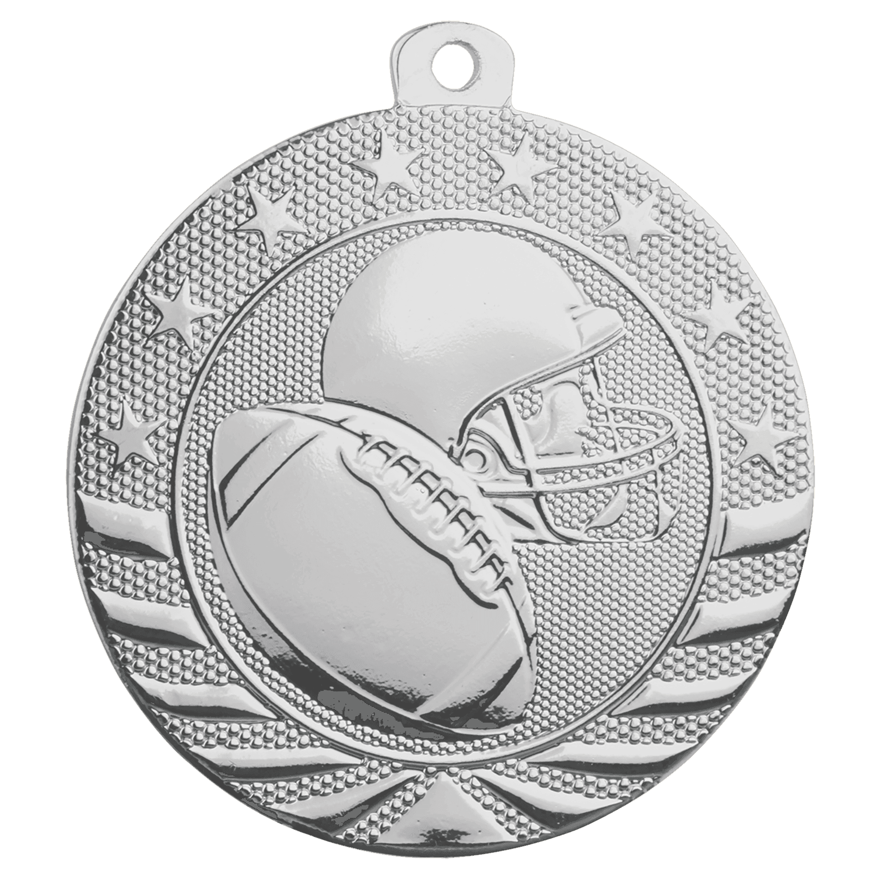 2" Football Starbrite Medal