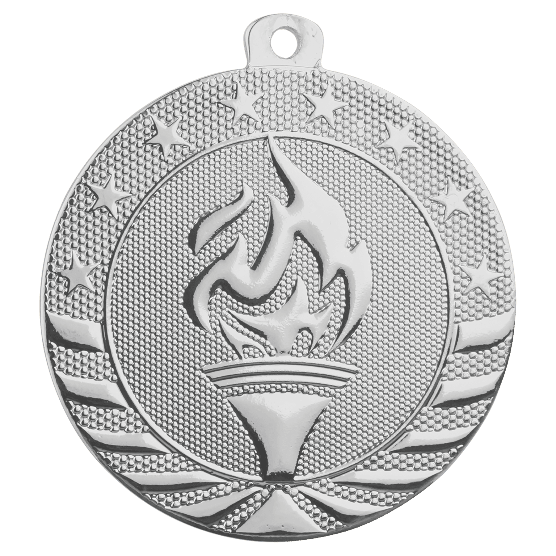 2" Torch Starbrite Medal