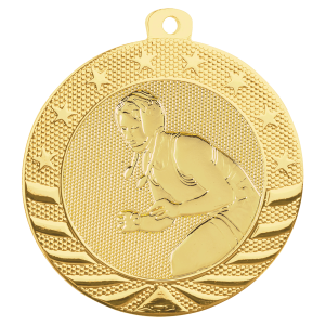 2" Female Wrestling Starbrite Medal