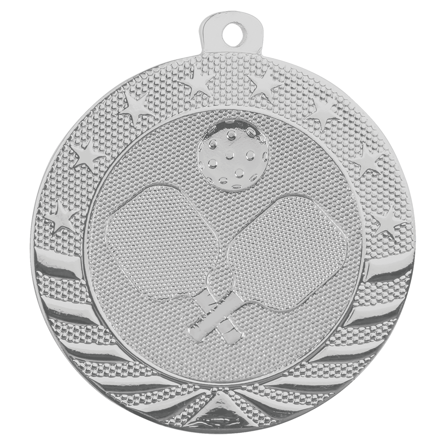 2" Pickleball Starbrite Medal