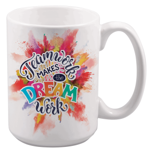 15 oz. White Sublimatable Ceramic Mug