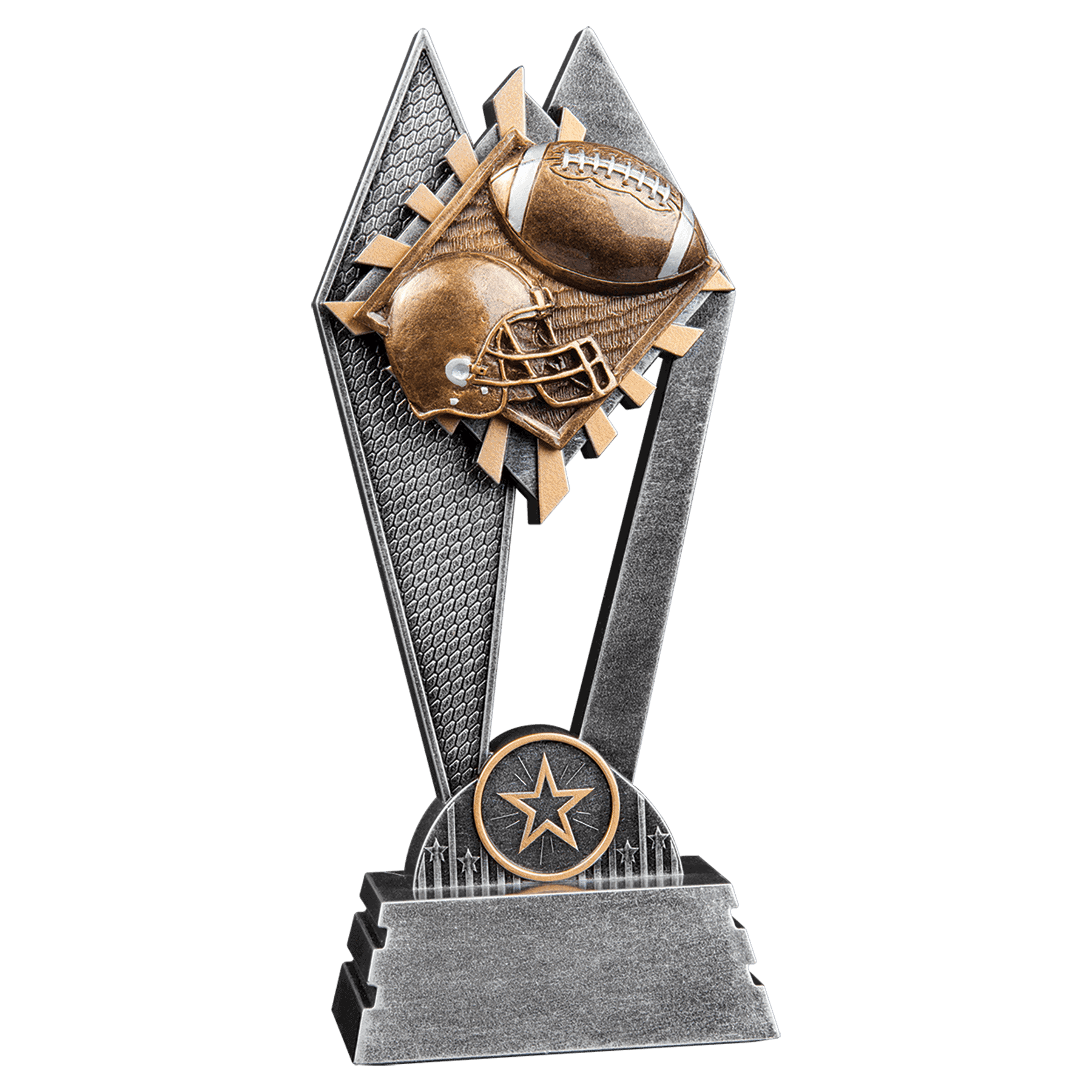 8" Football Sun Ray Award