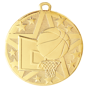 2" Superstar Basketball Medal