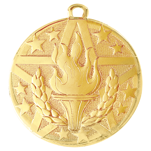 2" Superstar Torch Medal