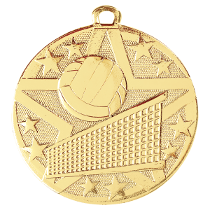 2" Superstar Volleyball Medal