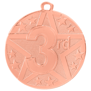 2" Bronze Superstar 3rd Place Medal