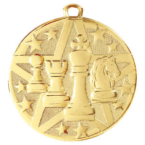 2" Superstar Chess Medal