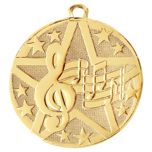 2" Superstar Music Medal