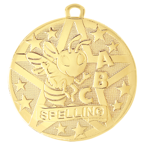 2" Superstar Spelling Medal